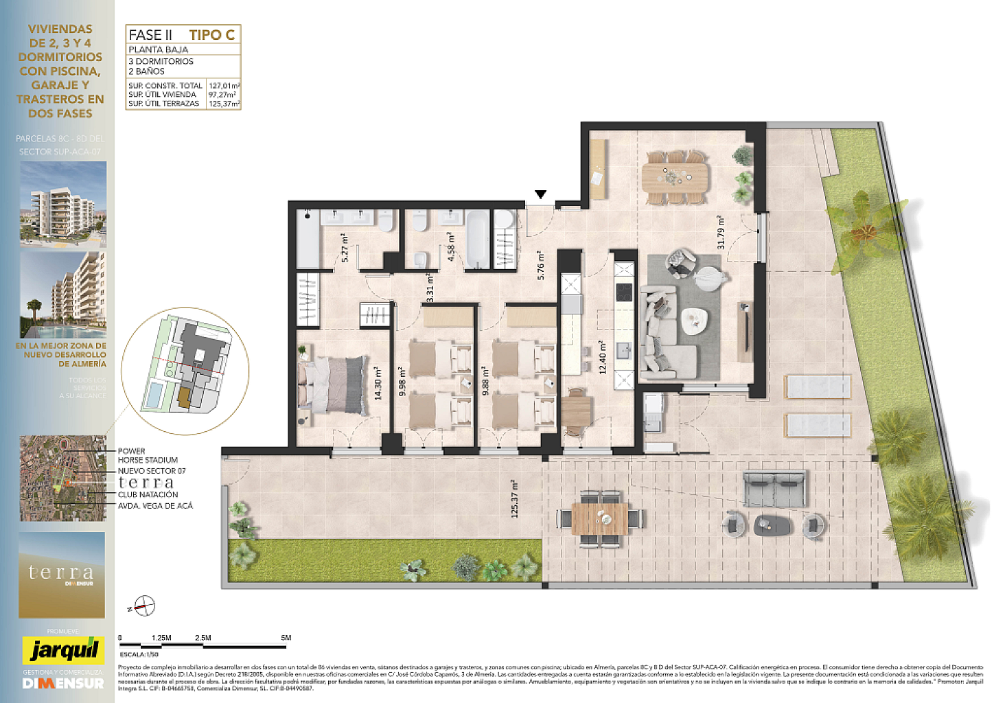 Dimensur Terra. Vivienda Bajo C Fase 2