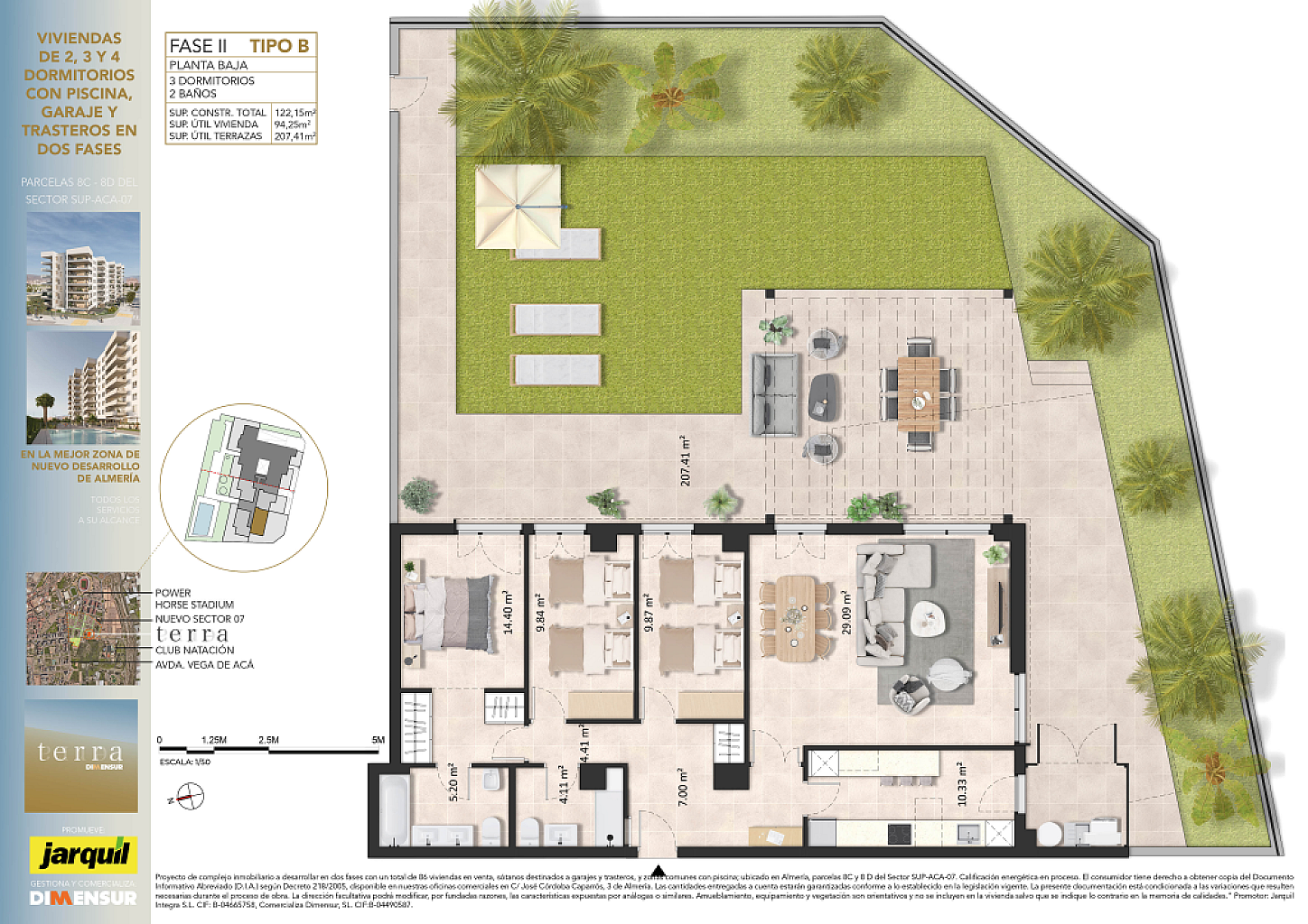 Dimensur Terra. Vivienda Bajo B Fase 2