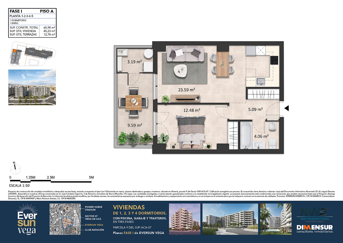 Eversun Vega. Vivienda 1 A Fase 1