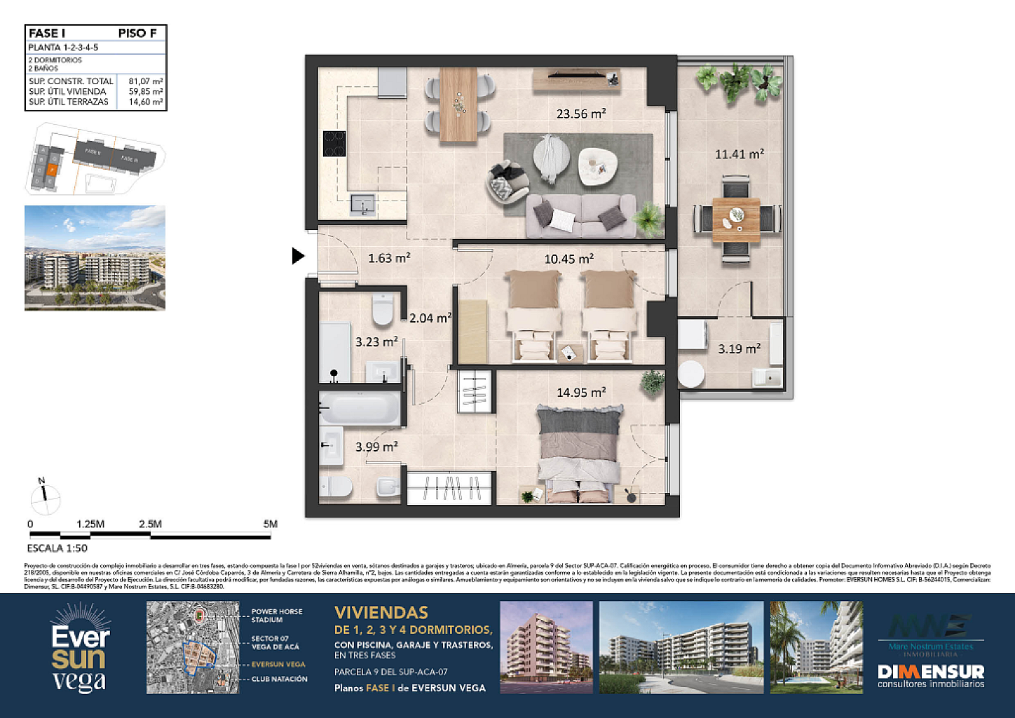 Eversun Vega. Vivienda 1 F Fase 1