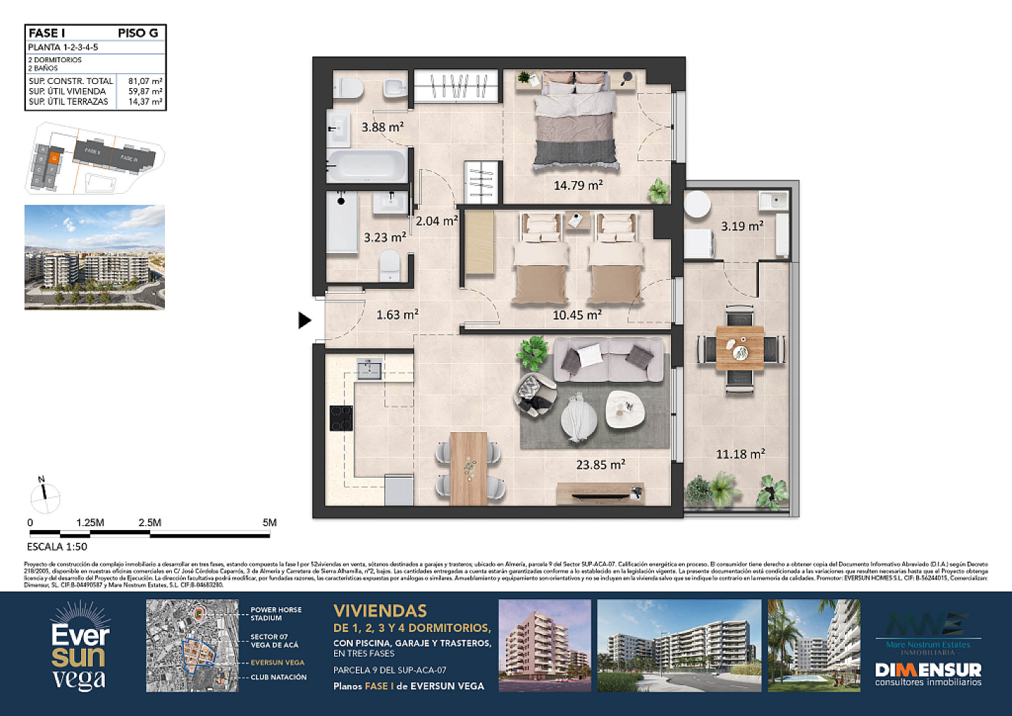 Eversun Vega. Vivienda 1 G Fase 1