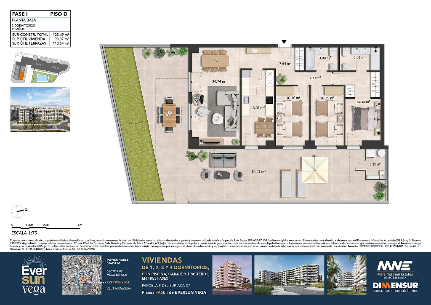 Eversun Vega. Vivienda Bajo D  Fase 1